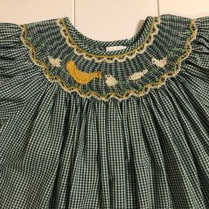 Smocked bishop dress ✨